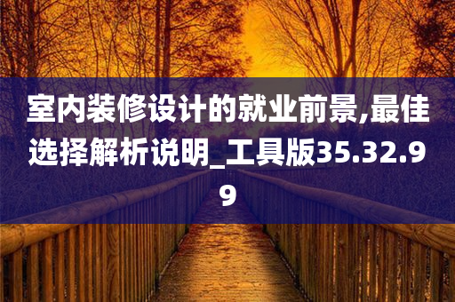 室内装修设计的就业前景,最佳选择解析说明_工具版35.32.99