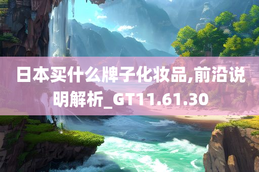 日本买什么牌子化妆品,前沿说明解析_GT11.61.30