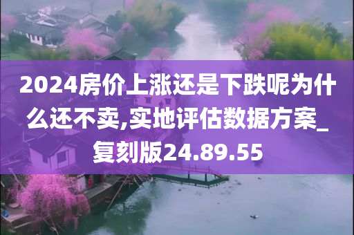 2024房价上涨还是下跌呢为什么还不卖,实地评估数据方案_复刻版24.89.55