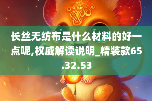 长丝无纺布是什么材料的好一点呢,权威解读说明_精装款65.32.53