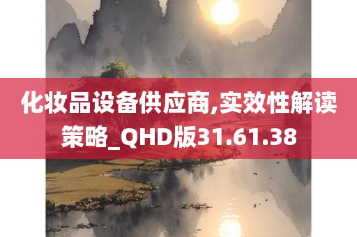 化妆品设备供应商,实效性解读策略_QHD版31.61.38