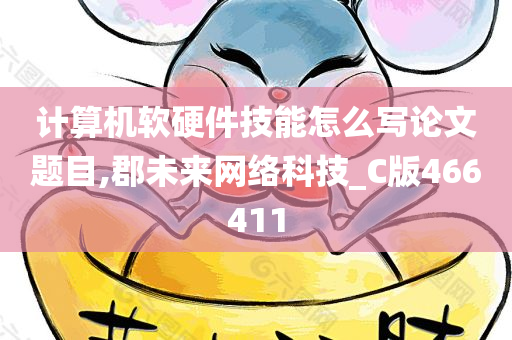 计算机软硬件技能怎么写论文题目,郡未来网络科技_C版466411