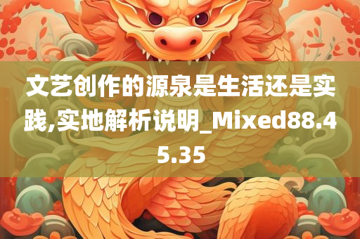 文艺创作的源泉是生活还是实践,实地解析说明_Mixed88.45.35