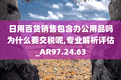 日用百货销售包含办公用品吗为什么要交税呢,专业解析评估_AR97.24.63