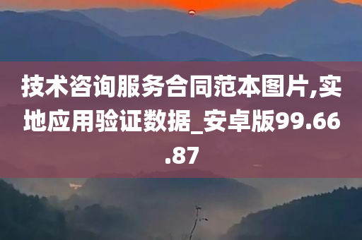 技术咨询服务合同范本图片,实地应用验证数据_安卓版99.66.87