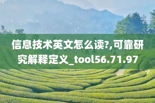 信息技术英文怎么读?,可靠研究解释定义_tool56.71.97