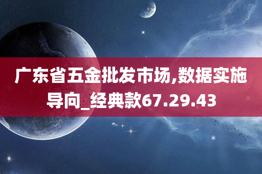 广东省五金批发市场,数据实施导向_经典款67.29.43