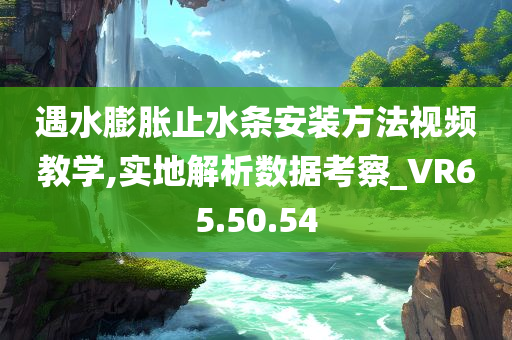 遇水膨胀止水条安装方法视频教学,实地解析数据考察_VR65.50.54