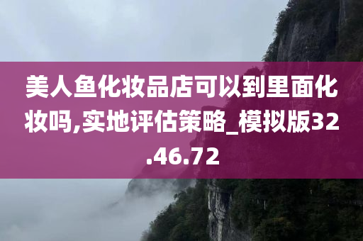 美人鱼化妆品店可以到里面化妆吗,实地评估策略_模拟版32.46.72