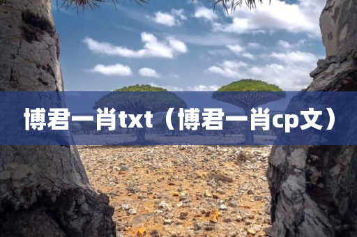 博君一肖txt（博君一肖cp文）