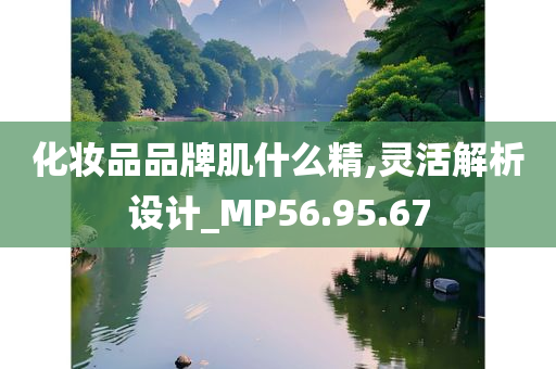 化妆品品牌肌什么精,灵活解析设计_MP56.95.67