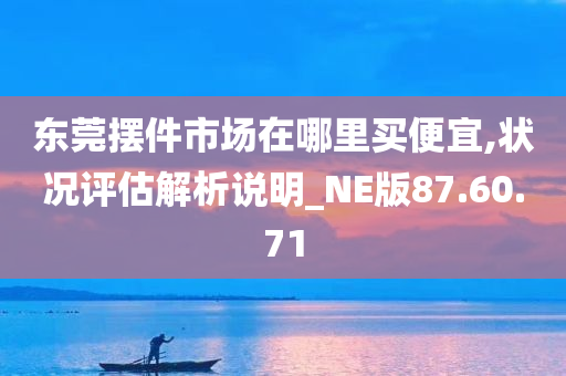 东莞摆件市场在哪里买便宜,状况评估解析说明_NE版87.60.71