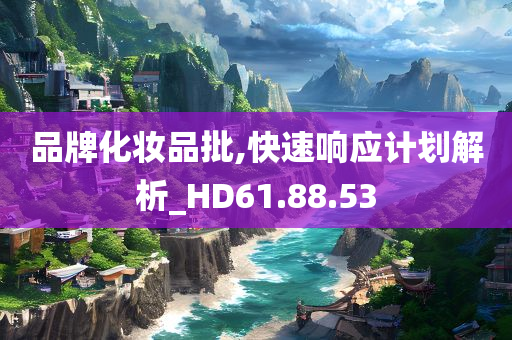 品牌化妆品批,快速响应计划解析_HD61.88.53