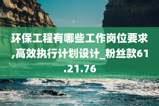 环保工程有哪些工作岗位要求,高效执行计划设计_粉丝款61.21.76