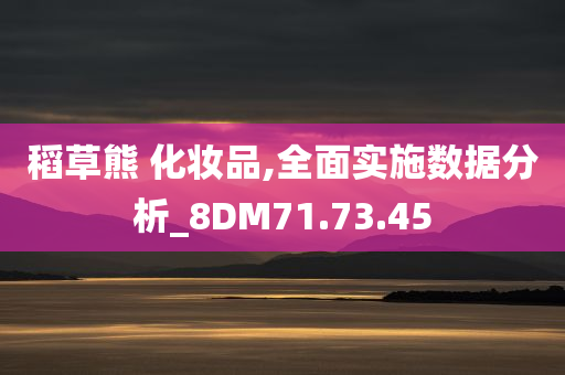 稻草熊 化妆品,全面实施数据分析_8DM71.73.45