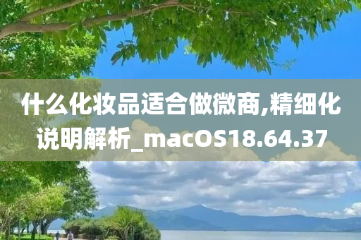 什么化妆品适合做微商,精细化说明解析_macOS18.64.37