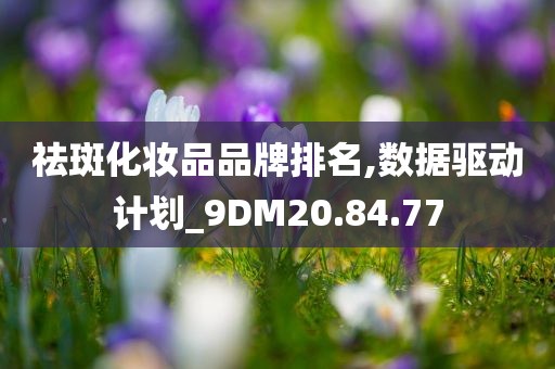 祛斑化妆品品牌排名,数据驱动计划_9DM20.84.77