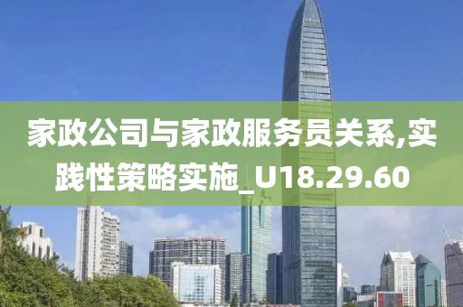 家政公司与家政服务员关系,实践性策略实施_U18.29.60