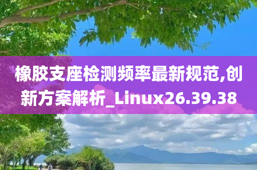 橡胶支座检测频率最新规范,创新方案解析_Linux26.39.38