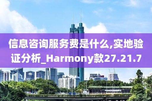 信息咨询服务费是什么,实地验证分析_Harmony款27.21.70