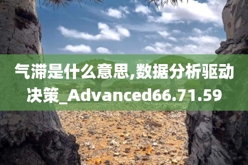 气滞是什么意思,数据分析驱动决策_Advanced66.71.59