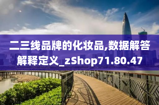 二三线品牌的化妆品,数据解答解释定义_zShop71.80.47