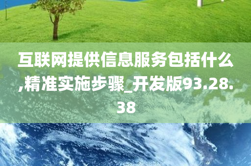 互联网提供信息服务包括什么,精准实施步骤_开发版93.28.38