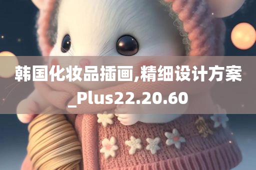 韩国化妆品插画,精细设计方案_Plus22.20.60