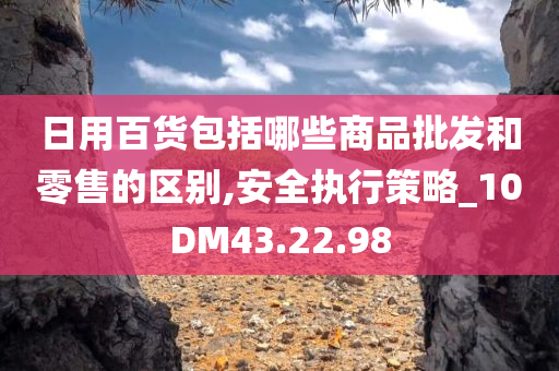 日用百货包括哪些商品批发和零售的区别,安全执行策略_10DM43.22.98