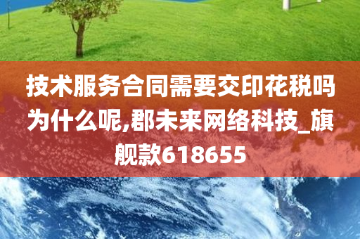 技术服务合同需要交印花税吗为什么呢,郡未来网络科技_旗舰款618655