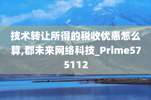 技术转让所得的税收优惠怎么算,郡未来网络科技_Prime575112