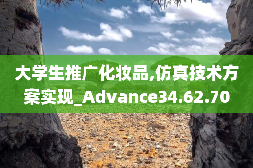 大学生推广化妆品,仿真技术方案实现_Advance34.62.70