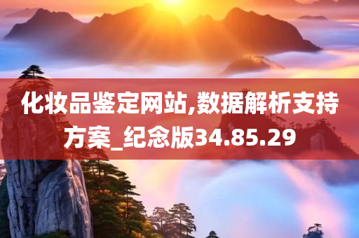 化妆品鉴定网站,数据解析支持方案_纪念版34.85.29