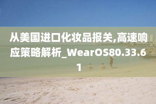 从美国进口化妆品报关,高速响应策略解析_WearOS80.33.61