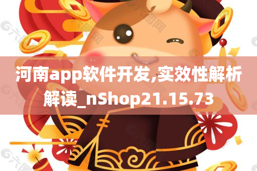 河南app软件开发,实效性解析解读_nShop21.15.73