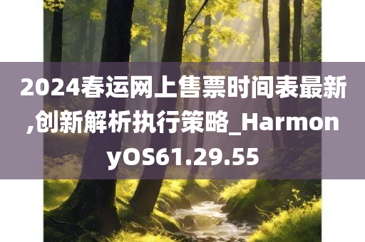 2024春运网上售票时间表最新,创新解析执行策略_HarmonyOS61.29.55