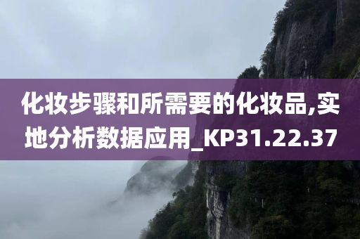 化妆步骤和所需要的化妆品,实地分析数据应用_KP31.22.37