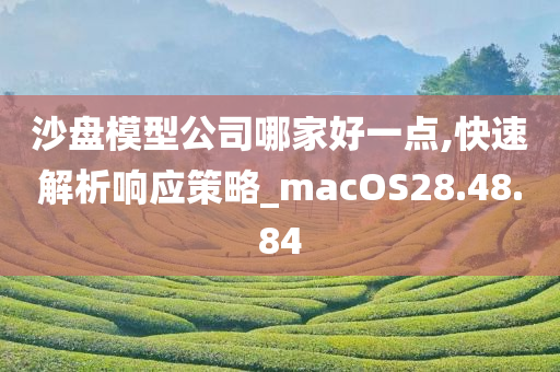 沙盘模型公司哪家好一点,快速解析响应策略_macOS28.48.84