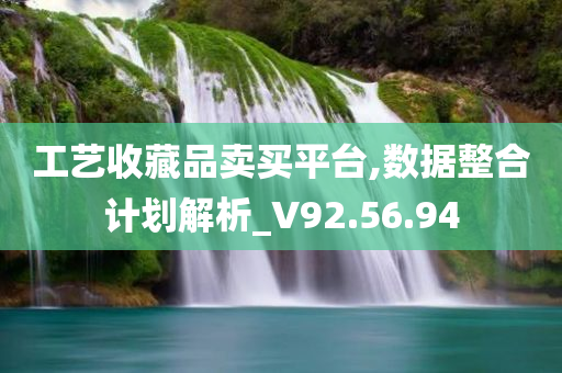 工艺收藏品卖买平台,数据整合计划解析_V92.56.94