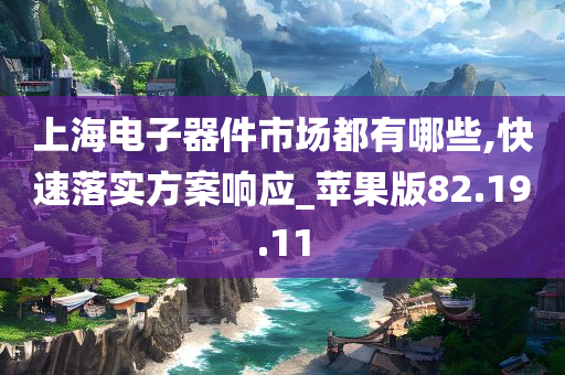 上海电子器件市场都有哪些,快速落实方案响应_苹果版82.19.11