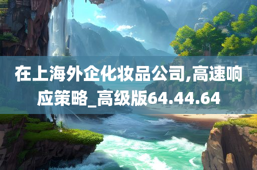 在上海外企化妆品公司,高速响应策略_高级版64.44.64