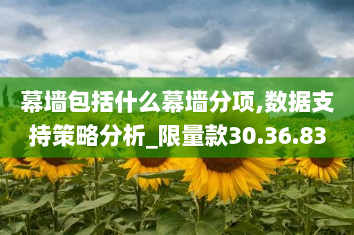 幕墙包括什么幕墙分项,数据支持策略分析_限量款30.36.83