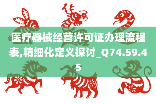 医疗器械经营许可证办理流程表,精细化定义探讨_Q74.59.45