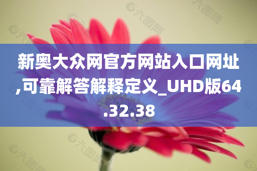 新奥大众网官方网站入口网址,可靠解答解释定义_UHD版64.32.38