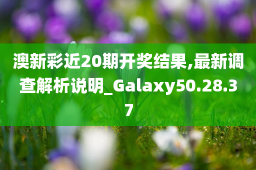 澳新彩近20期开奖结果,最新调查解析说明_Galaxy50.28.37