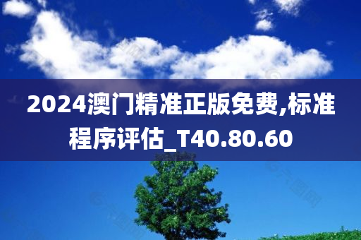 2024澳门精准正版免费,标准程序评估_T40.80.60