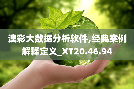 澳彩大数据分析软件,经典案例解释定义_XT20.46.94