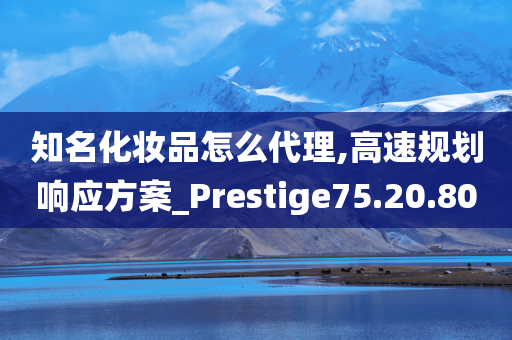 知名化妆品怎么代理,高速规划响应方案_Prestige75.20.80