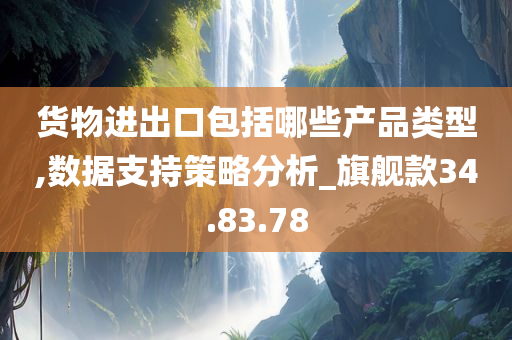 货物进出口包括哪些产品类型,数据支持策略分析_旗舰款34.83.78