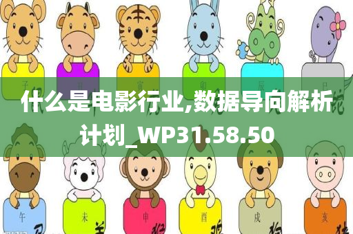 什么是电影行业,数据导向解析计划_WP31.58.50